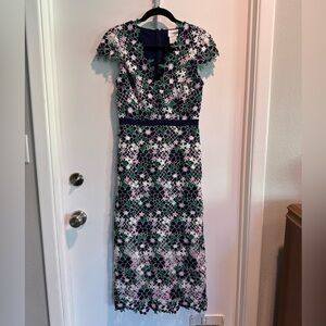 Luxe Midi Floral Dress